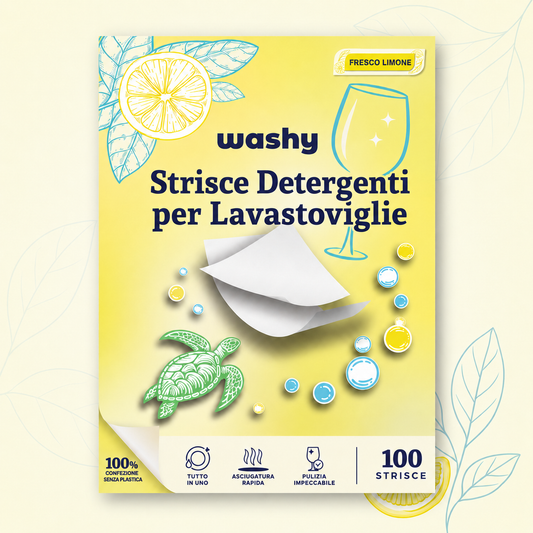 Washy - Strisce detergenti per lavastoviglie