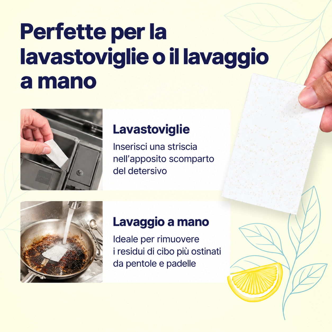 Washy - Strisce detergenti per lavastoviglie